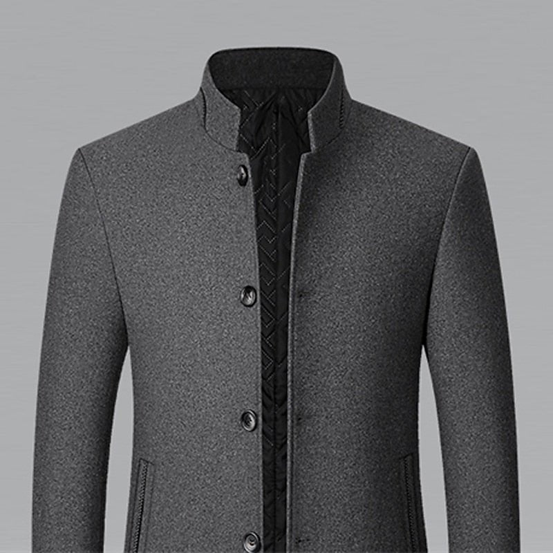 Gregory | Cappotto Stand-Collar Elegante