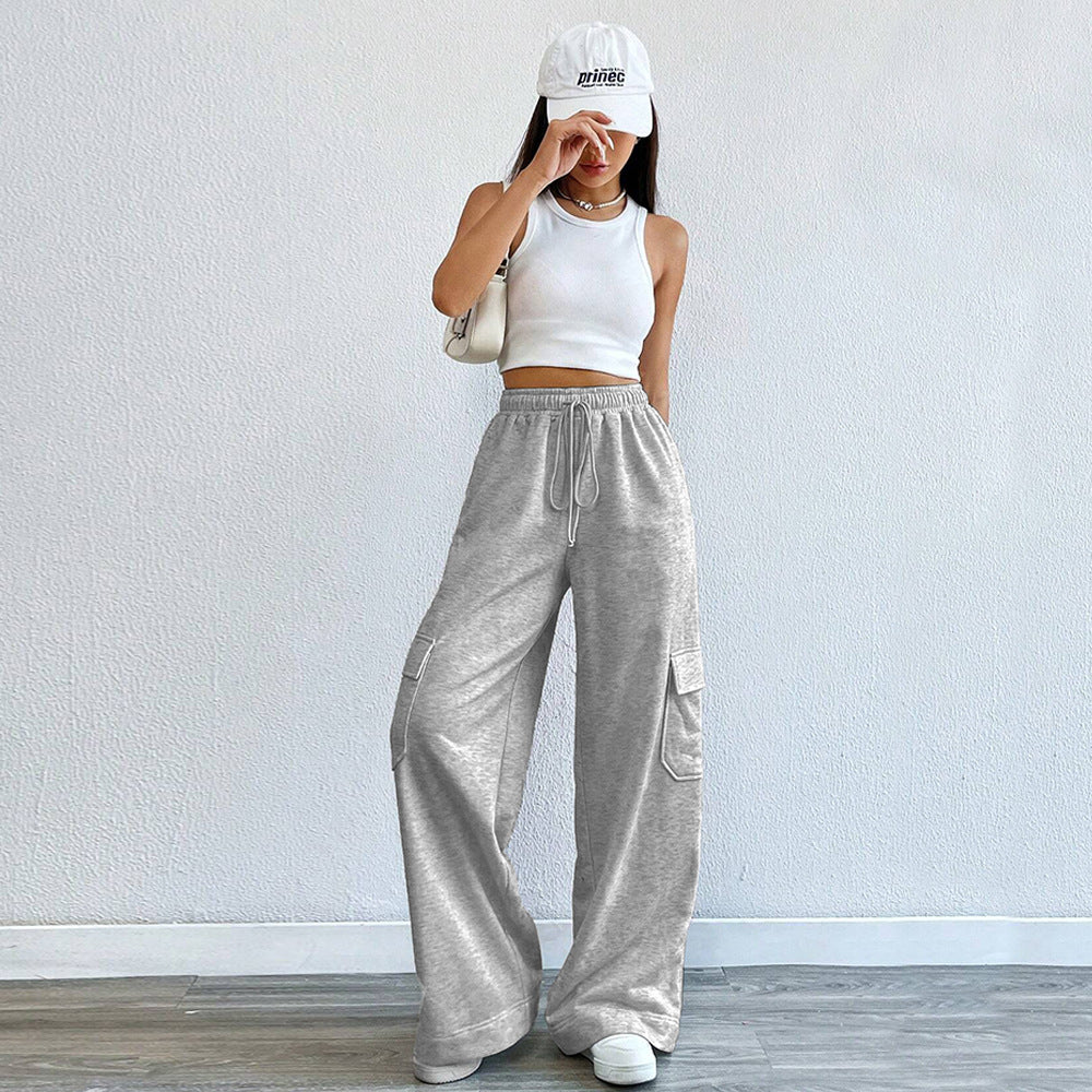 Isabella | Elegante und bequeme Cargohose mit weitem Bein