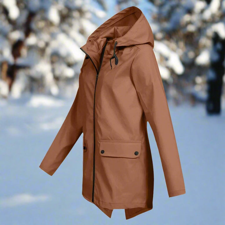 Daniela | Wasserdichte Jacke mit verstellbarer Kapuze