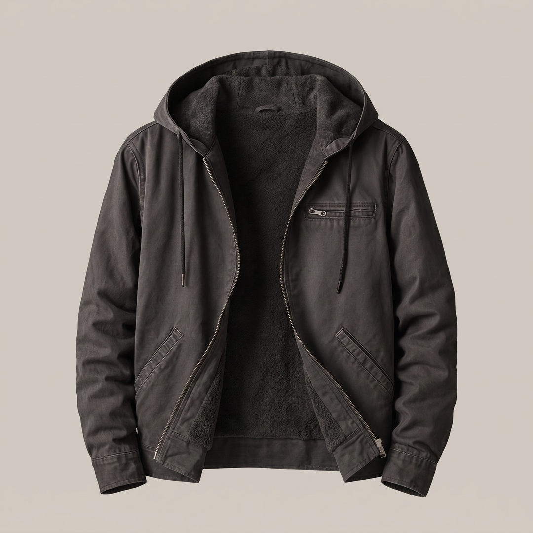 David | Giacca Bomber Foderata in Sherpa dal Fascino Rustico
