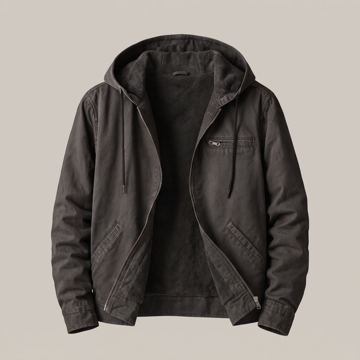 David | Giacca Bomber Foderata in Sherpa dal Fascino Rustico