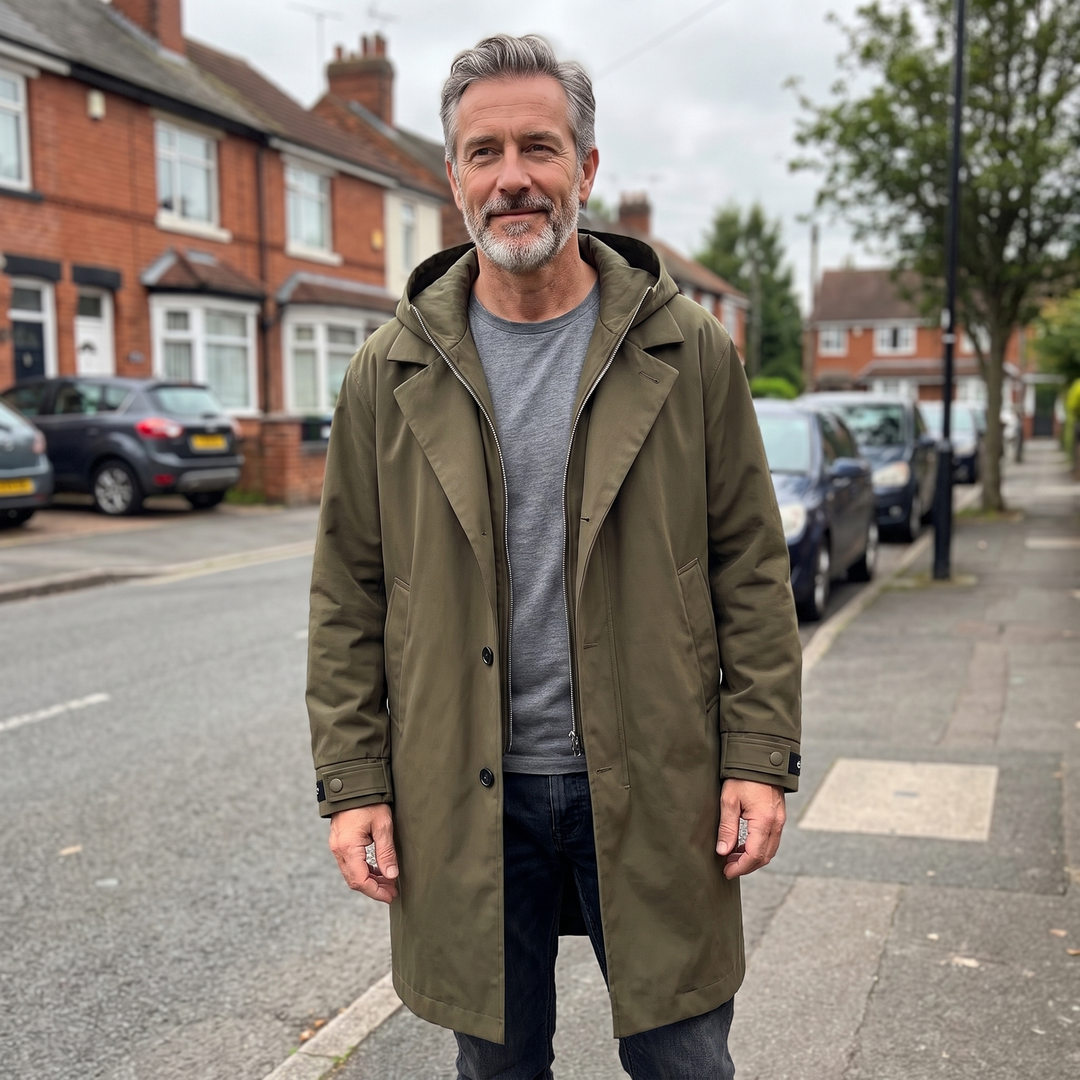 Kensington | Overcoat – Leggero e Impermeabile per Uomo
