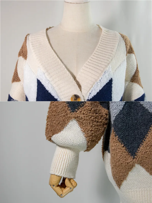 Alessia | Cardigan Oversize in Maglia con Bottoni Eleganti