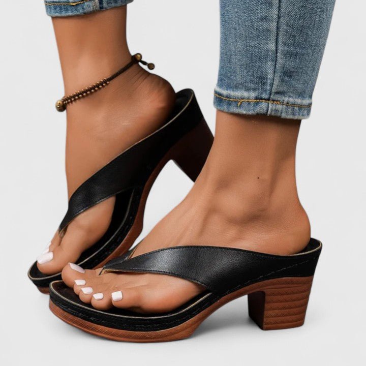 Adrienne | Sandali Eleganti con Tacco a Blocco