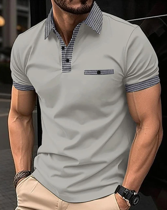 Easton | Polo Shirt Classico con Colletto a Quadri