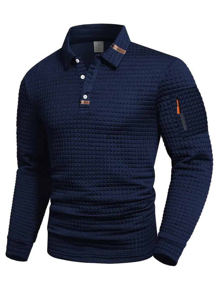 Aaron | Polo Shirt con Tasca per Maniche
