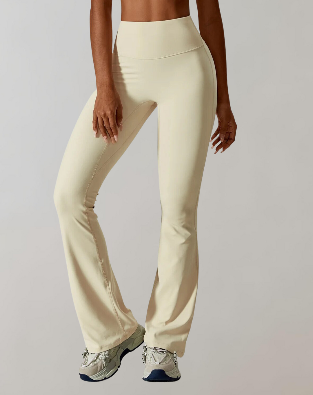 Serena | Pantaloni Donna Sportivi Elasticizzati a Gamba Larga