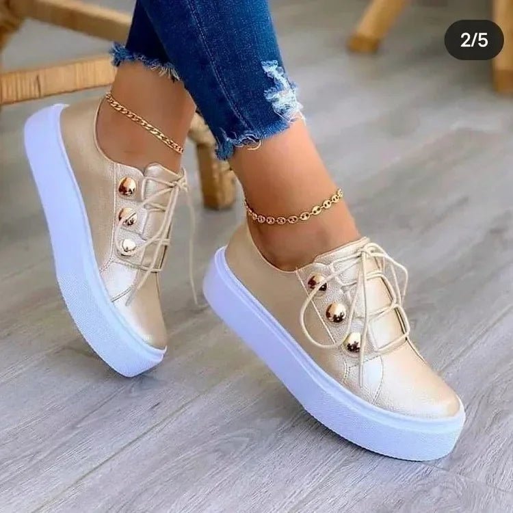 Bella | Orthopädische Plateau-Sneaker mit erhöhter Sohle