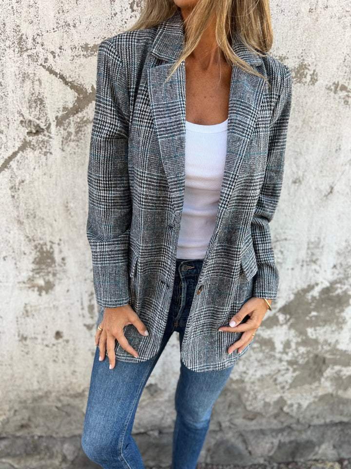 Emma | Blazer a quadri comodo e casual