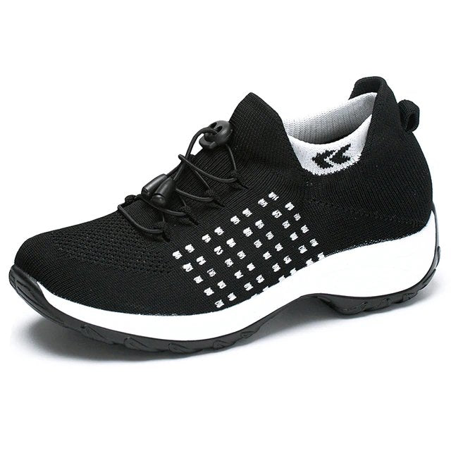 Emily | Sneakers Ortopediche con Plateau in Maglia