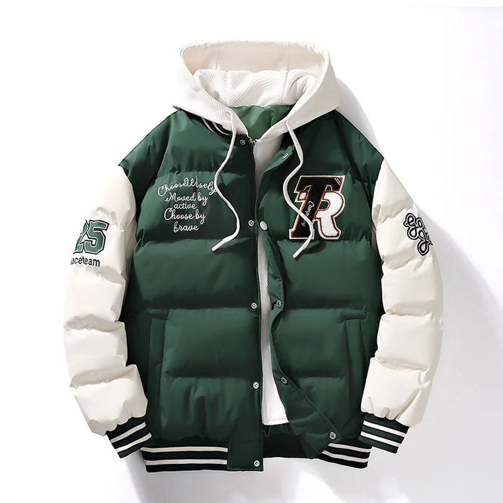 Ferro | Giacca Puffer con Cappuccio – Elegante e Calda per Uomini