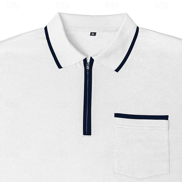 Maurice | Quarter-Zip Polo-Shirt – Eleganter, Modern Fit für Herren