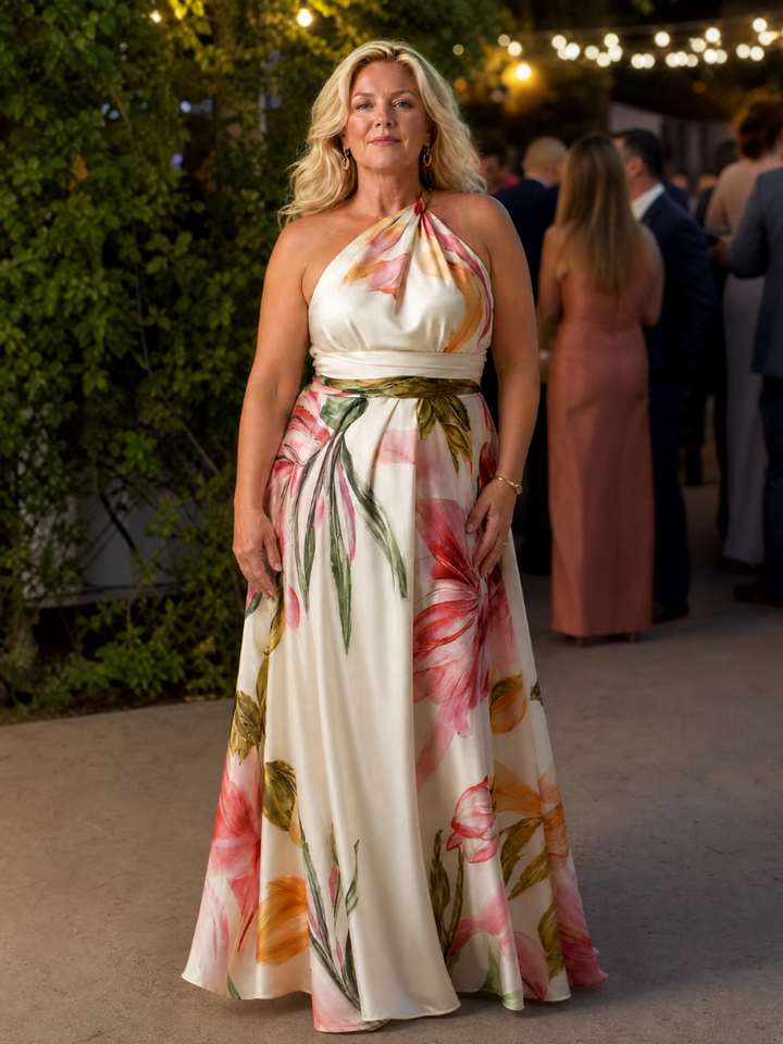 Amiel | Maxi Dress floreale leggera