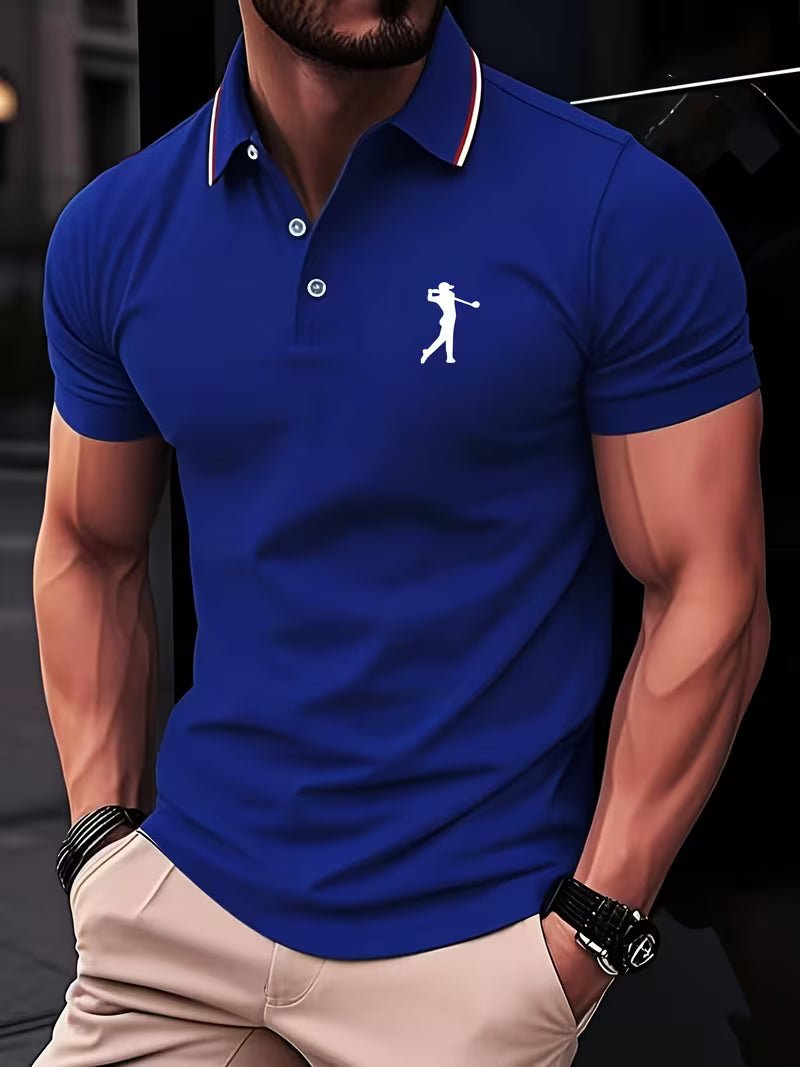 Arnold | Golf Shirt Casual a Maniche Corte con Stampa