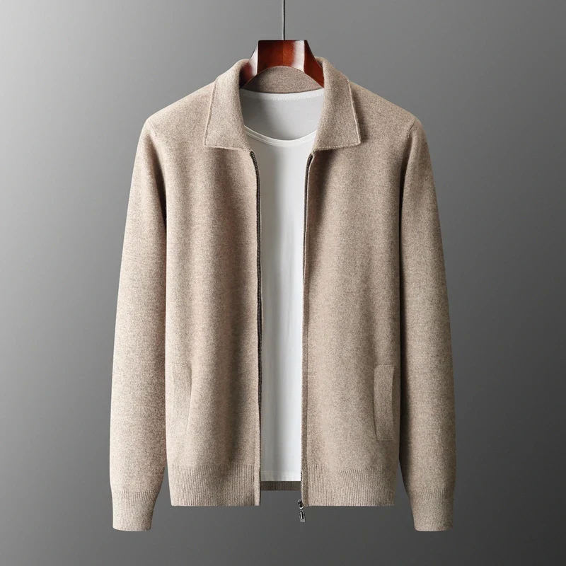 Lorenzo | Cardigan Premium con Zip Integrale da Uomo