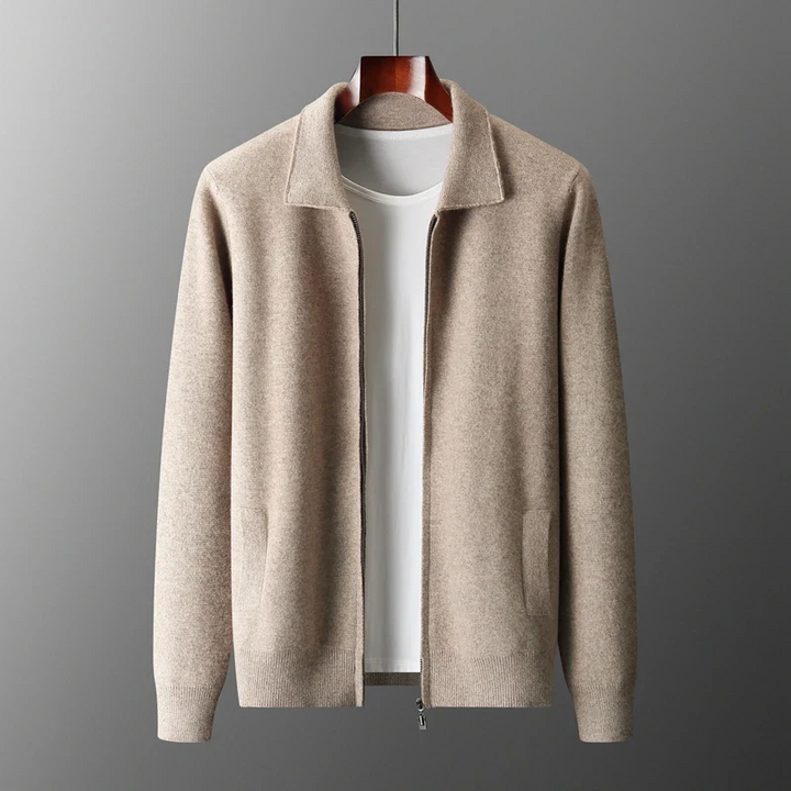 Lorenzo | Cardigan Premium con Zip Integrale da Uomo