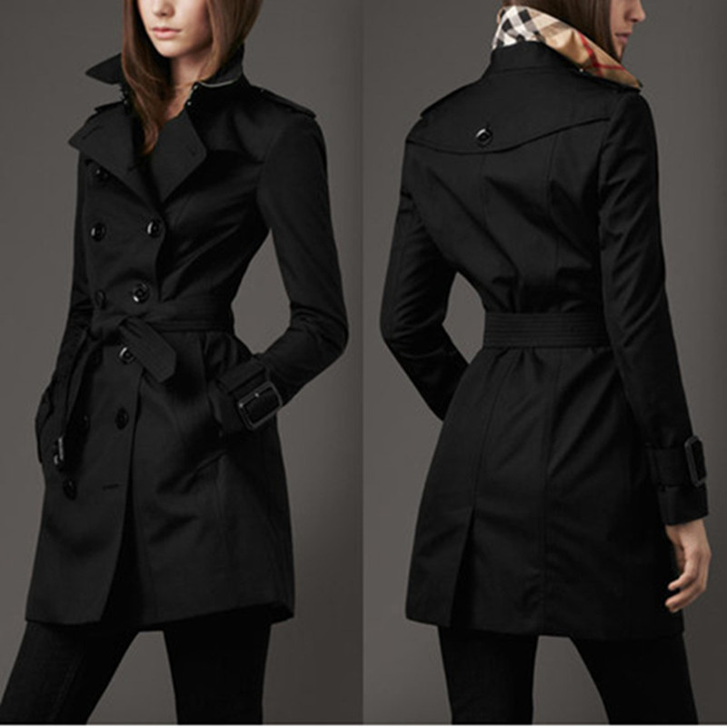 Serena | Trench coat doppiopetto elegante e classico