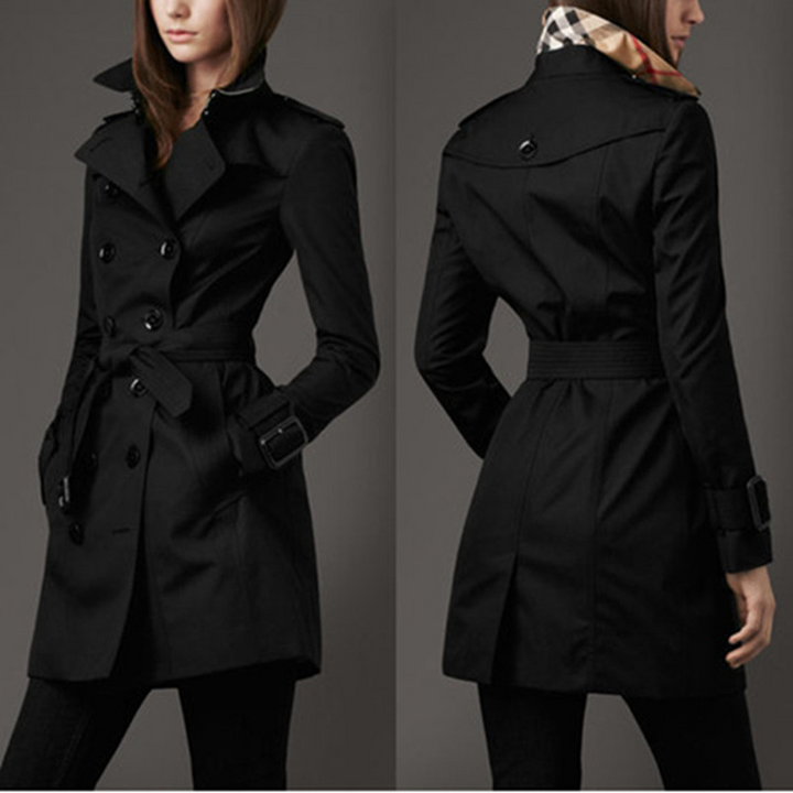 Serena | Trench coat doppiopetto elegante e classico