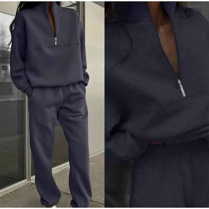 Aurora | Casual and Chic High-Waisted Two-Piece Loungewear Set