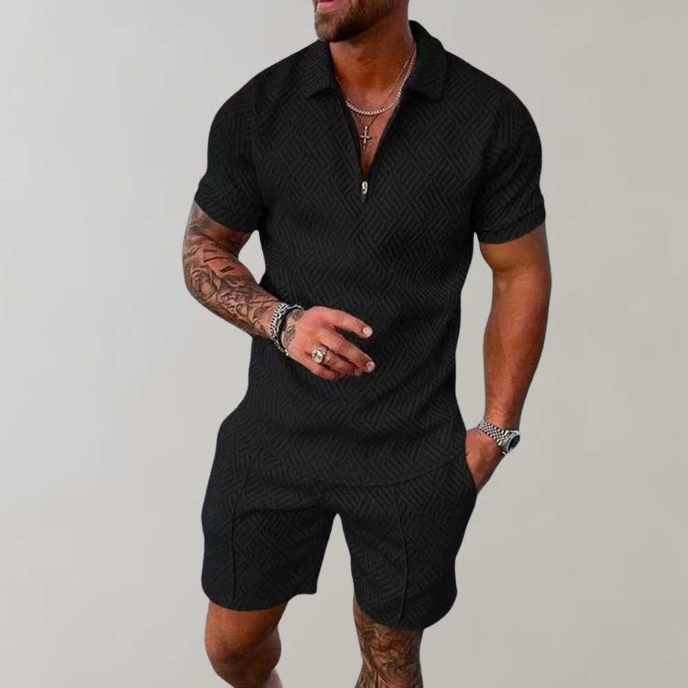 Dylan | Set Polo e Pantaloni Corti Casual
