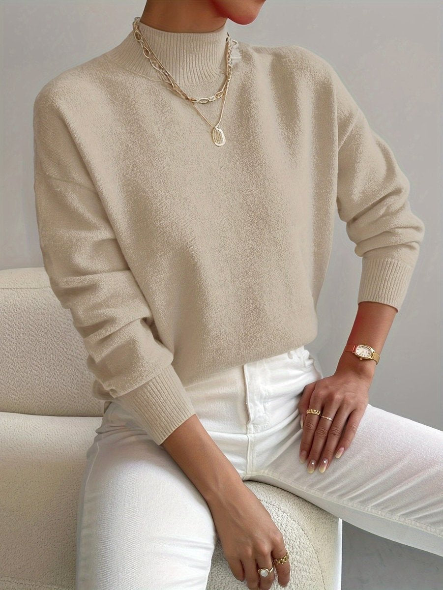 Elisabeth | Turtleneck Sweater – Relaxed Fit for Women