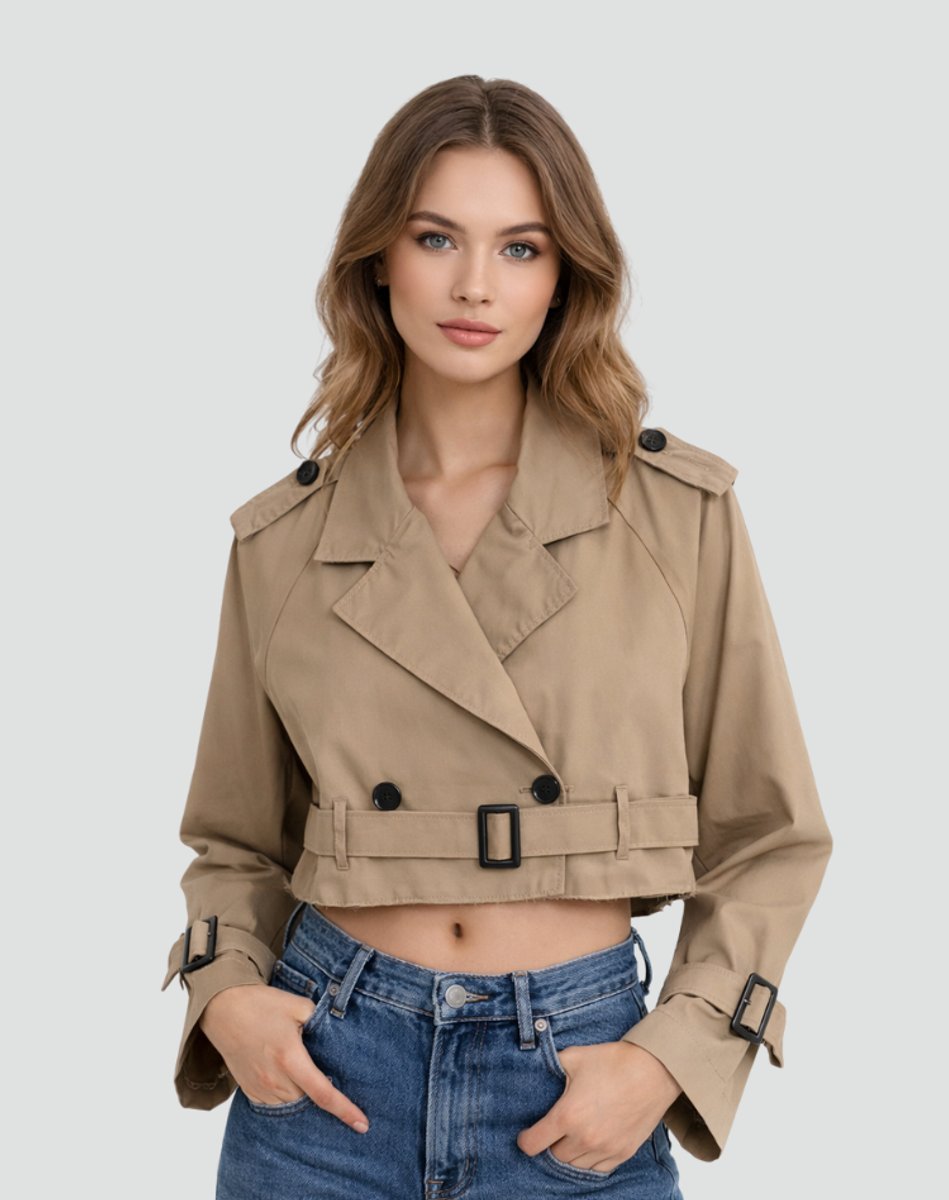 Alice | Short and elegant trench coat