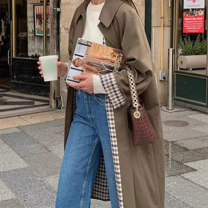 Aurora | Casual and waterproof long trench coat