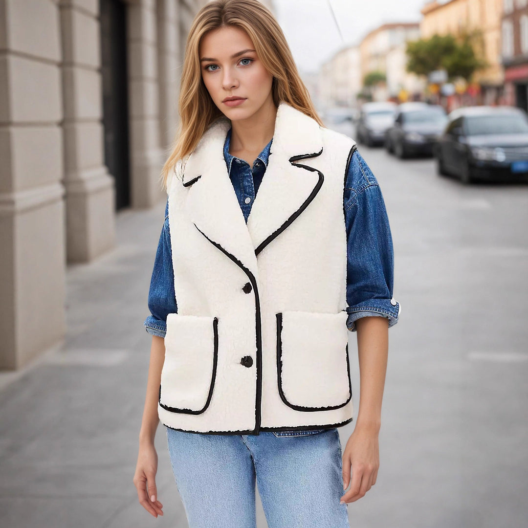 Elena | Gilet Donna in Bouclé Morbido ed Elegante