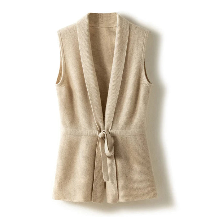 Amelia | Gilet Elegante in Pura Lana Merino