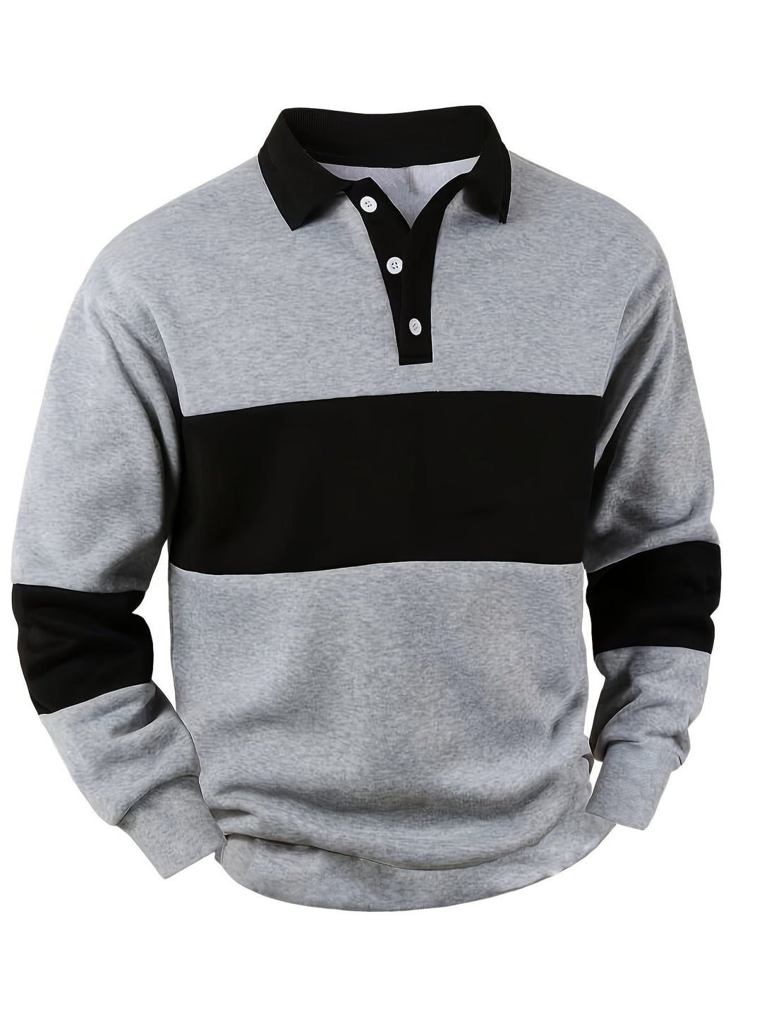 Grayson | Polo a Manica Lunga a Colori Alternati