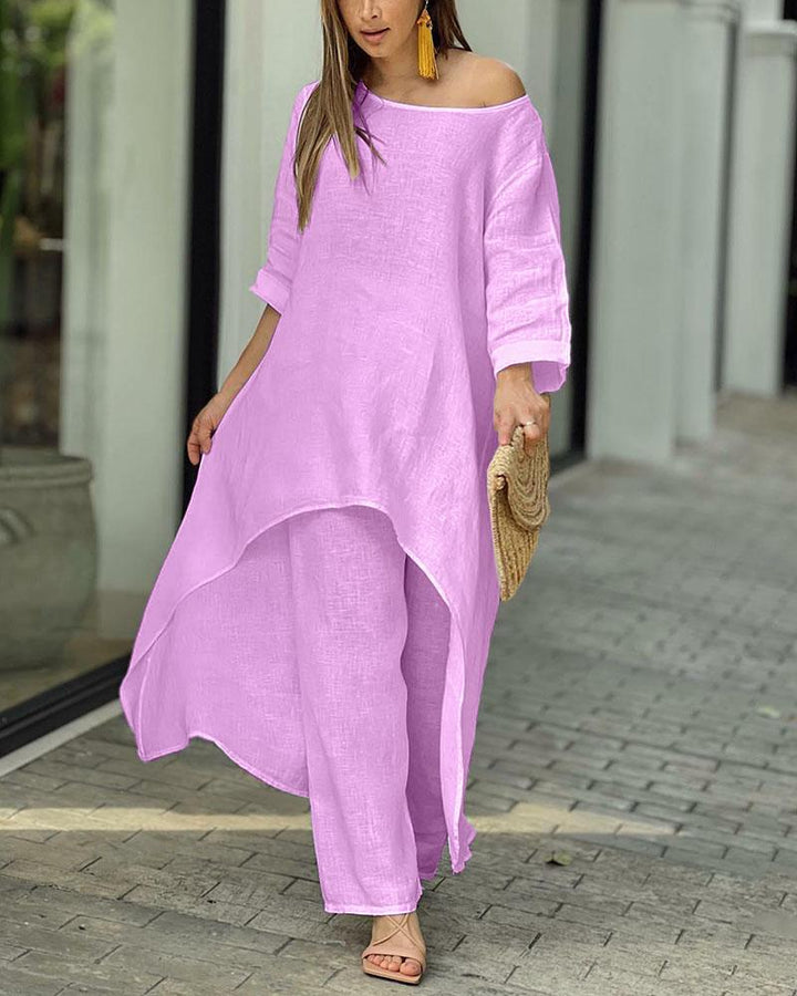 Victoria | Elegante e raffinato completo estivo a due pezzi
