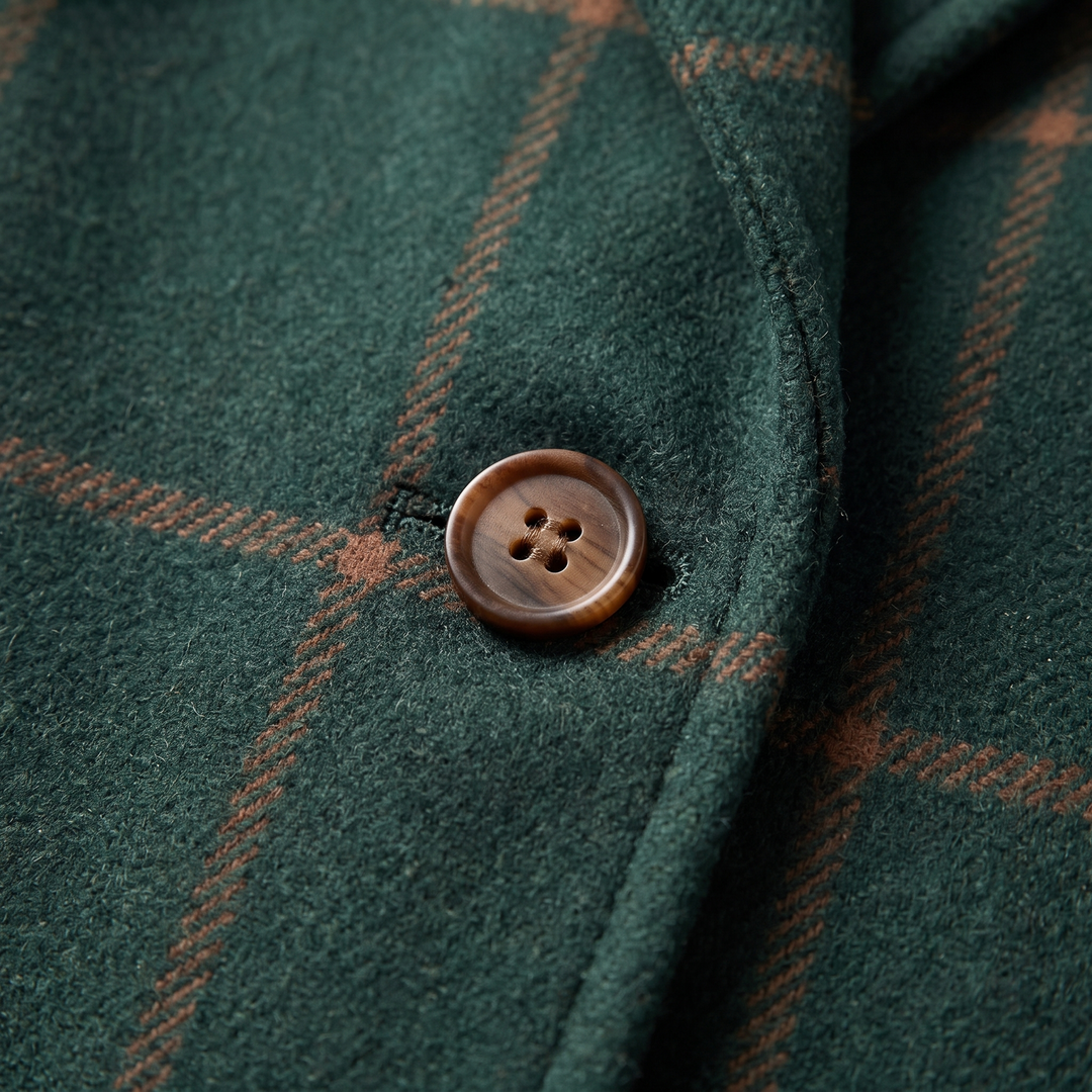 Coralie | Cappotto Checkered – Elegante Design Classico