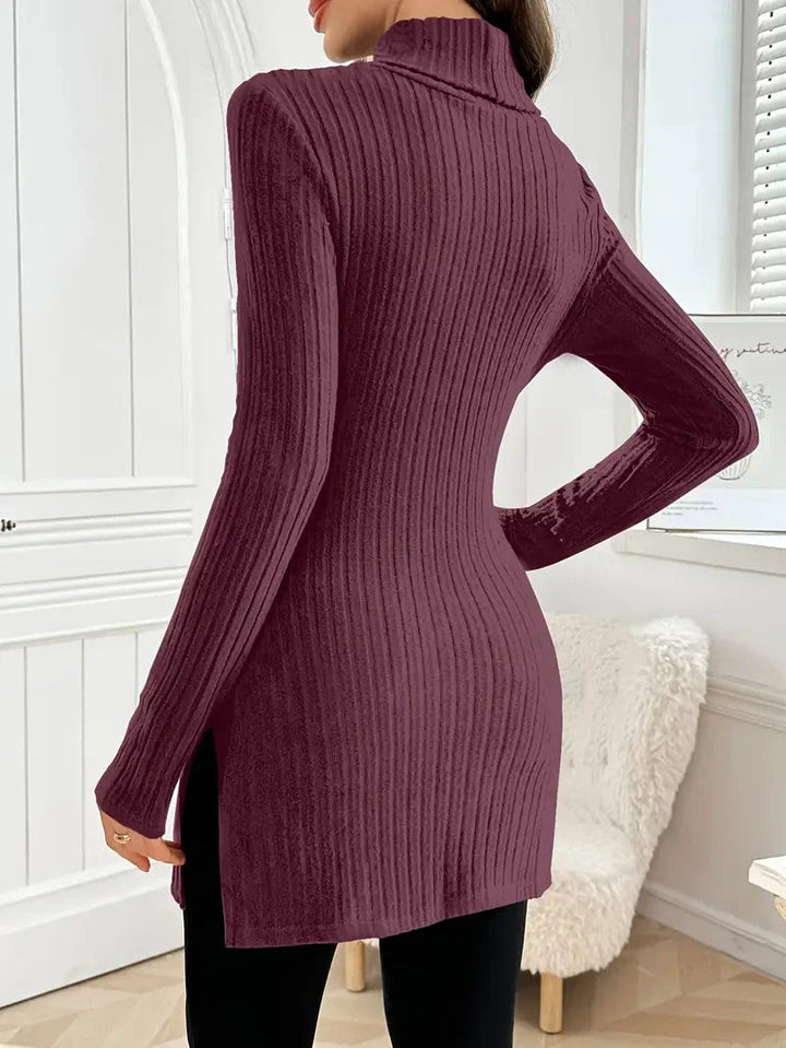 Sarah | Turtleneck Sweater – Elegant Slim Fit Style for Women