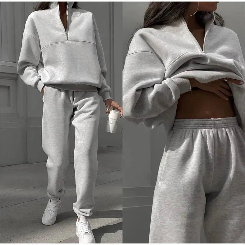 Aurora | Casual and Chic High-Waisted Two-Piece Loungewear Set