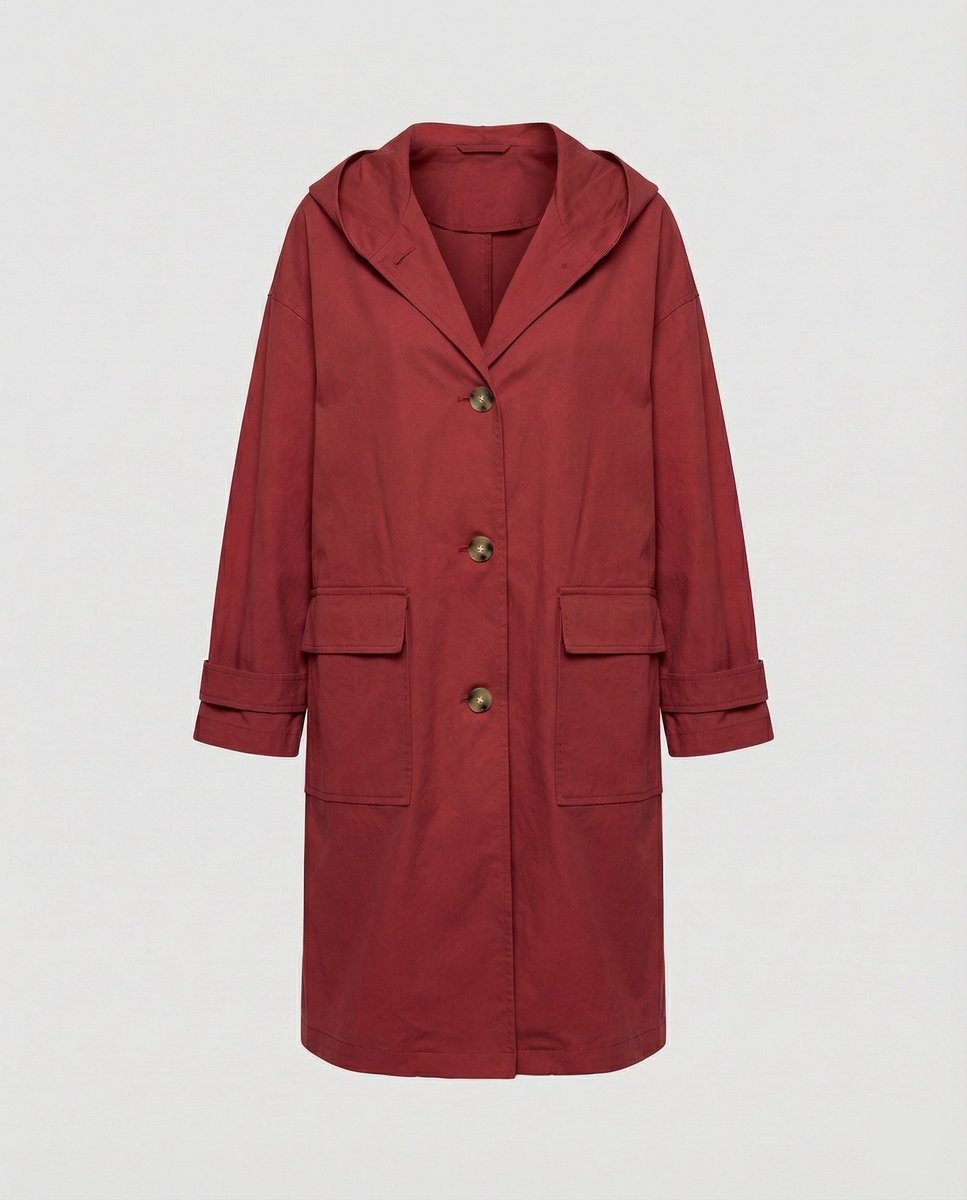 Sofia | Elegant long waterproof jacket