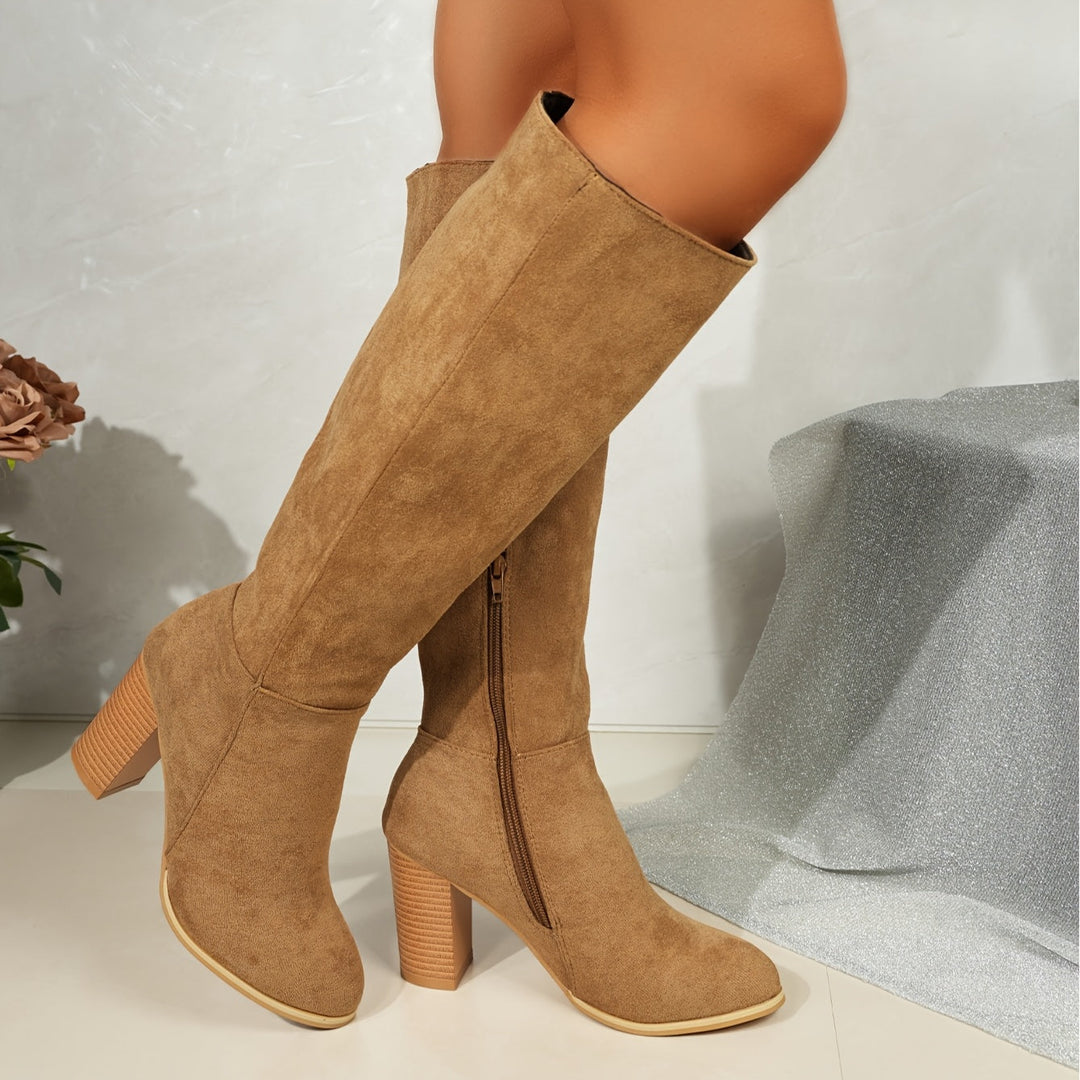 Camilla | Wide-Fit Knee-High Western Cowboy Boots