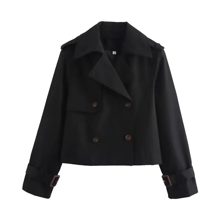 Eliana | Trench coat corto a doppio petto comodo e moderno