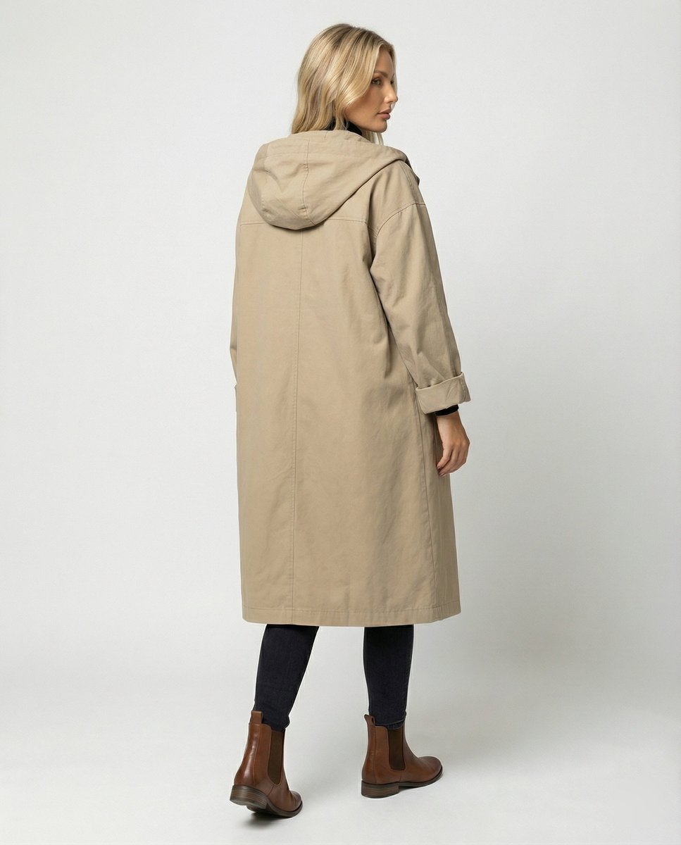 Sofia | Elegant long waterproof jacket