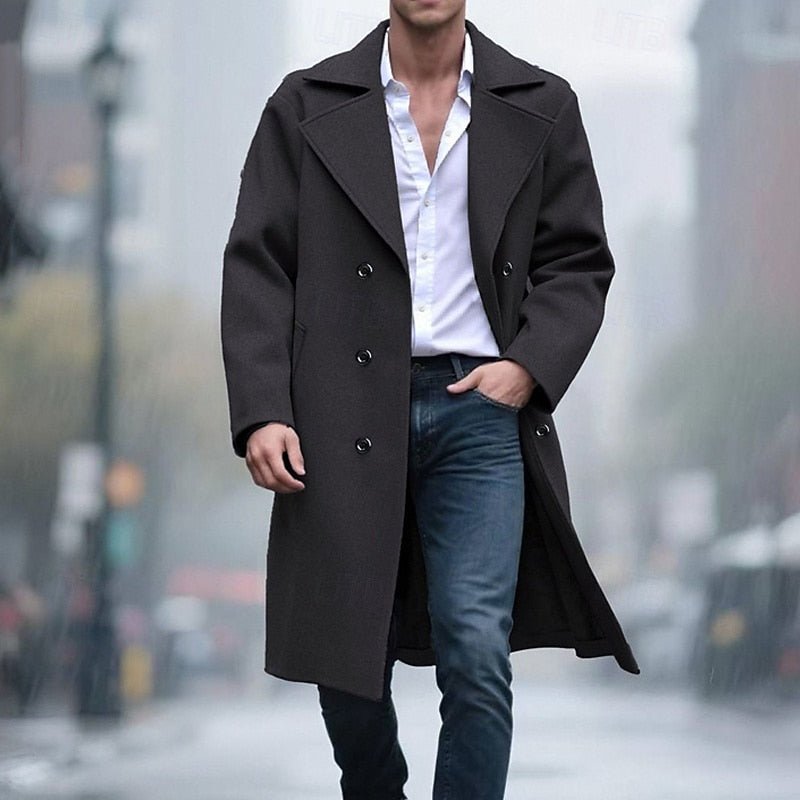 Barnaby | Cappotto Lungo Sartoriale per Uomini