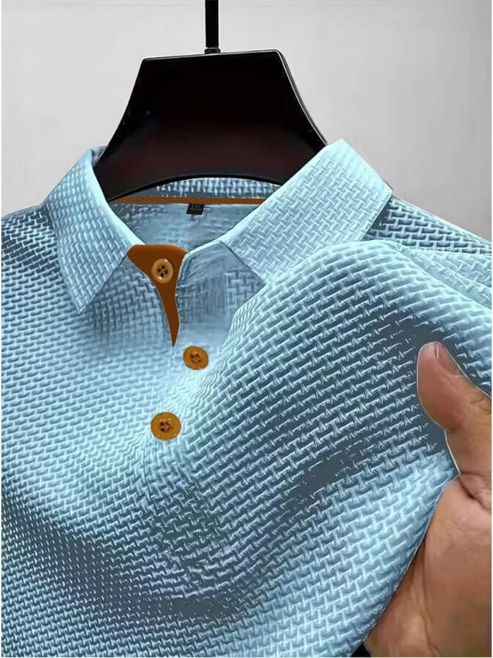 Harrison | Polo Shirt Texturizzato Raffinato