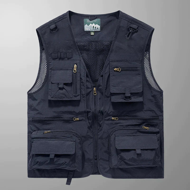 Riccardo | Gilet Cargo Multitasche da Uomo