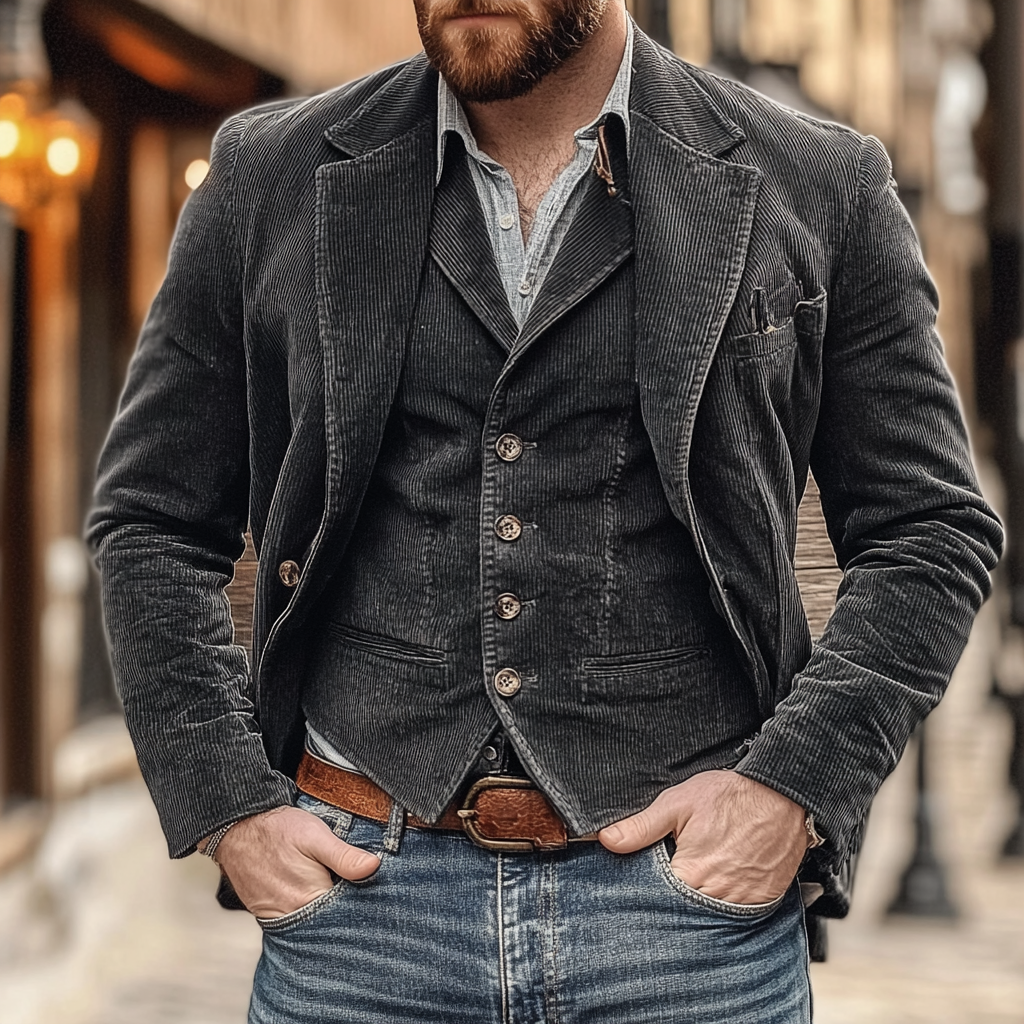 Leonardo | Completo Uomo Vintage con Blazer