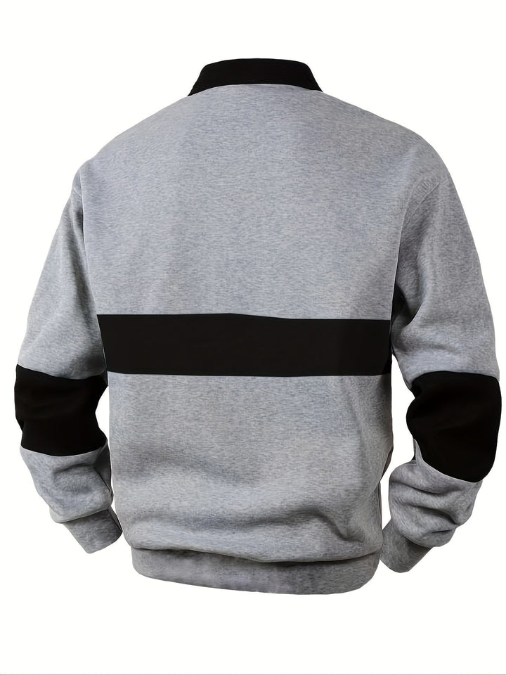 Grayson | Polo a Manica Lunga a Colori Alternati