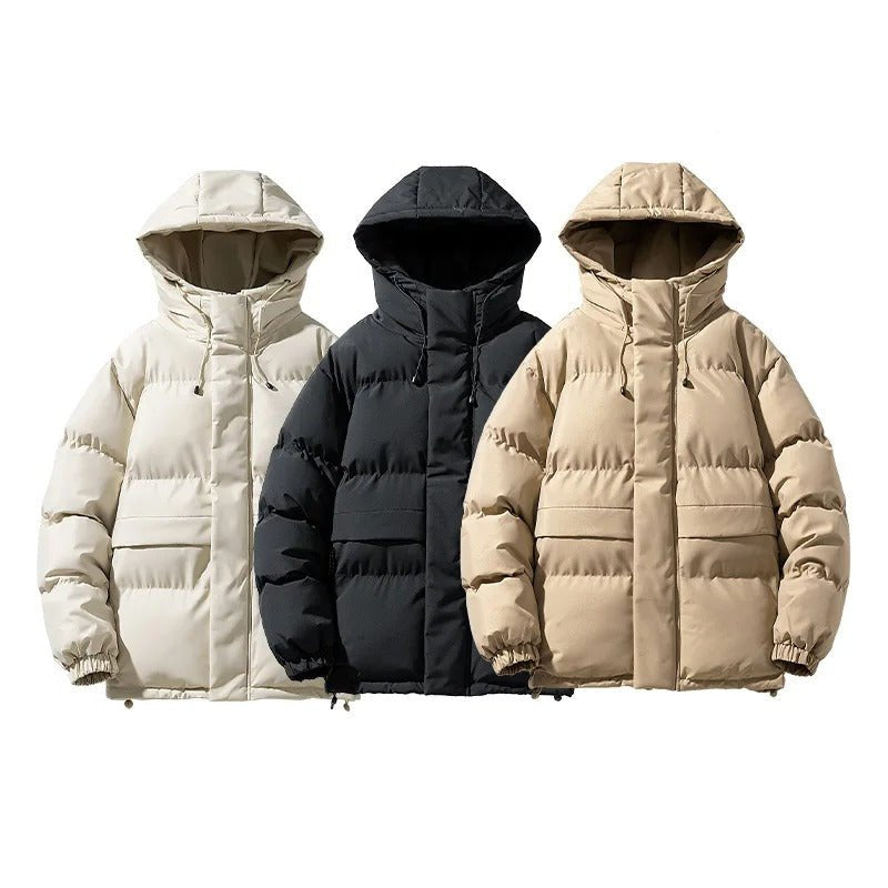 Nero Puffer | Giacca Puffer Antivento per Uomo