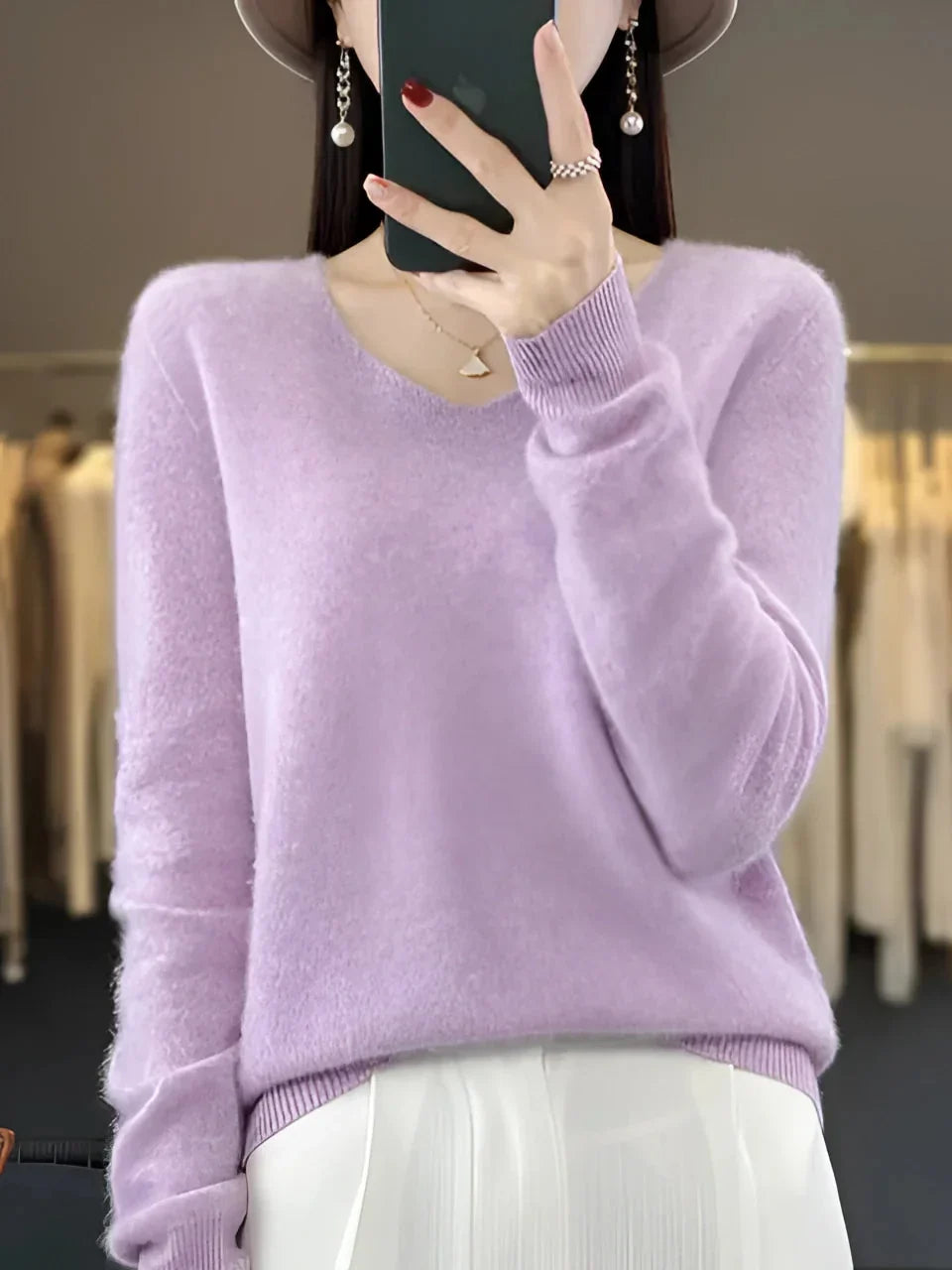 Isabella | Cashmere Sweater – Luxurious Comfort for Women