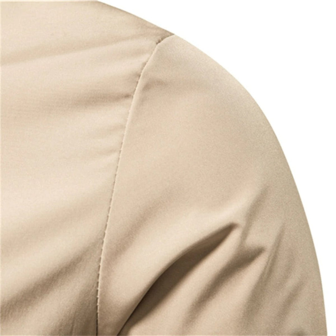 Lucas | Casual Bomber Jacket with Contrasting Ribbed Trim