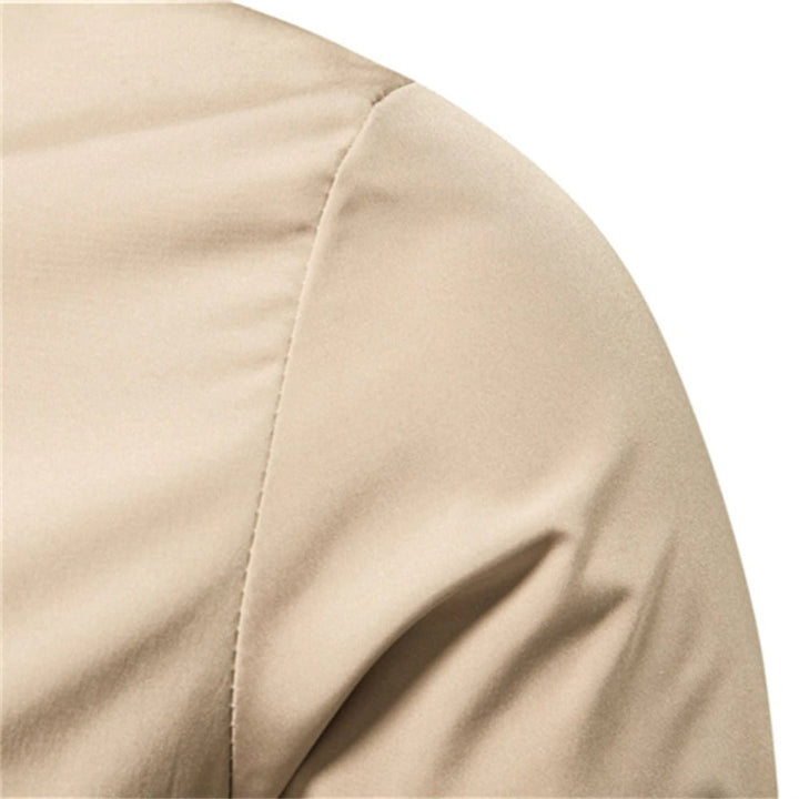 Lucas | Casual Bomber Jacket with Contrasting Ribbed Trim