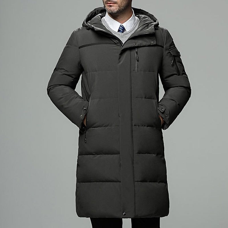 Wade | Cappotto Puffer Lunghissimo con Cappuccio