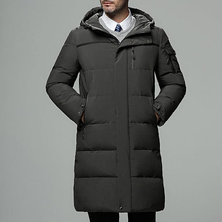 Wade | Cappotto Puffer Lunghissimo con Cappuccio