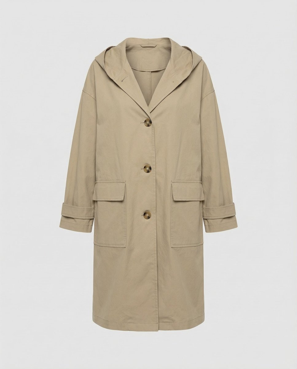 Sofia | Elegant long waterproof jacket